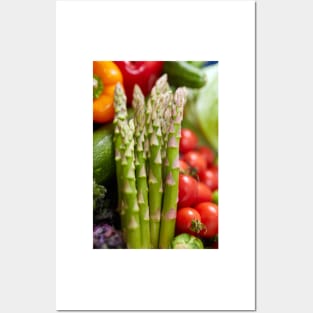 Group of various vegetables in closeup Posters and Art